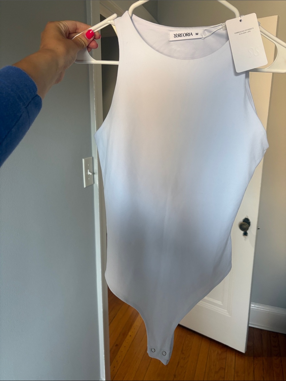 NWT White Bodysuit